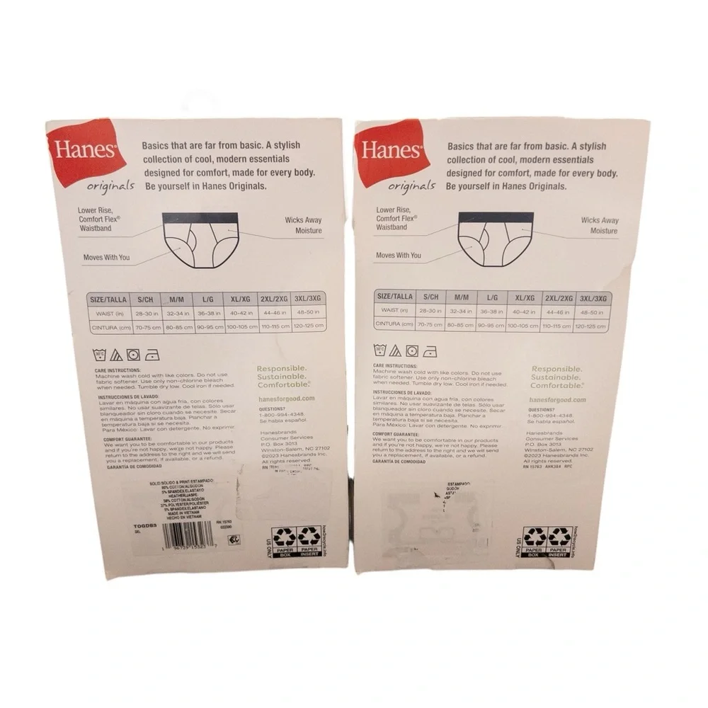 Hanes boxes pairs